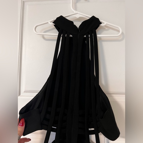 Floral Mermaid Prom Dress - Picture 8 of 12